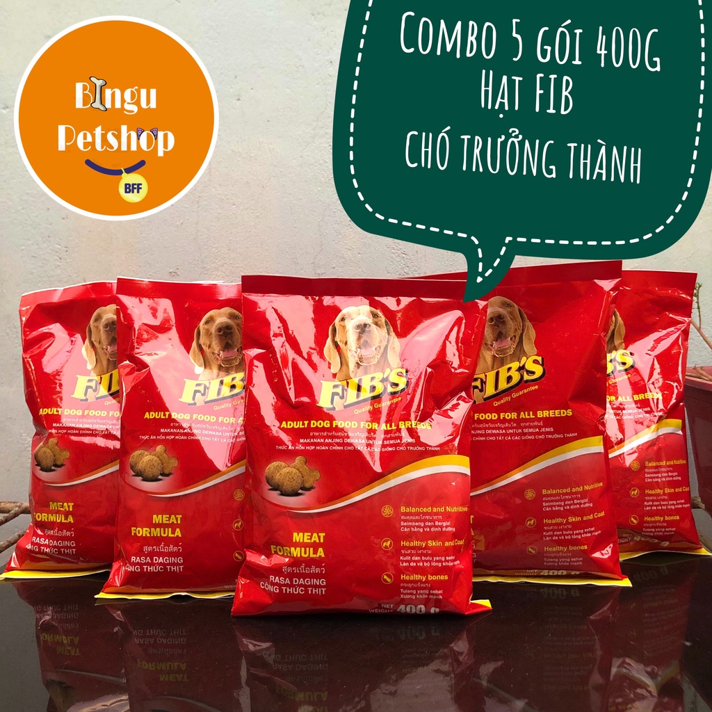 Thức ăn cho chó trưởng thành Ganador Fib's 400 gram