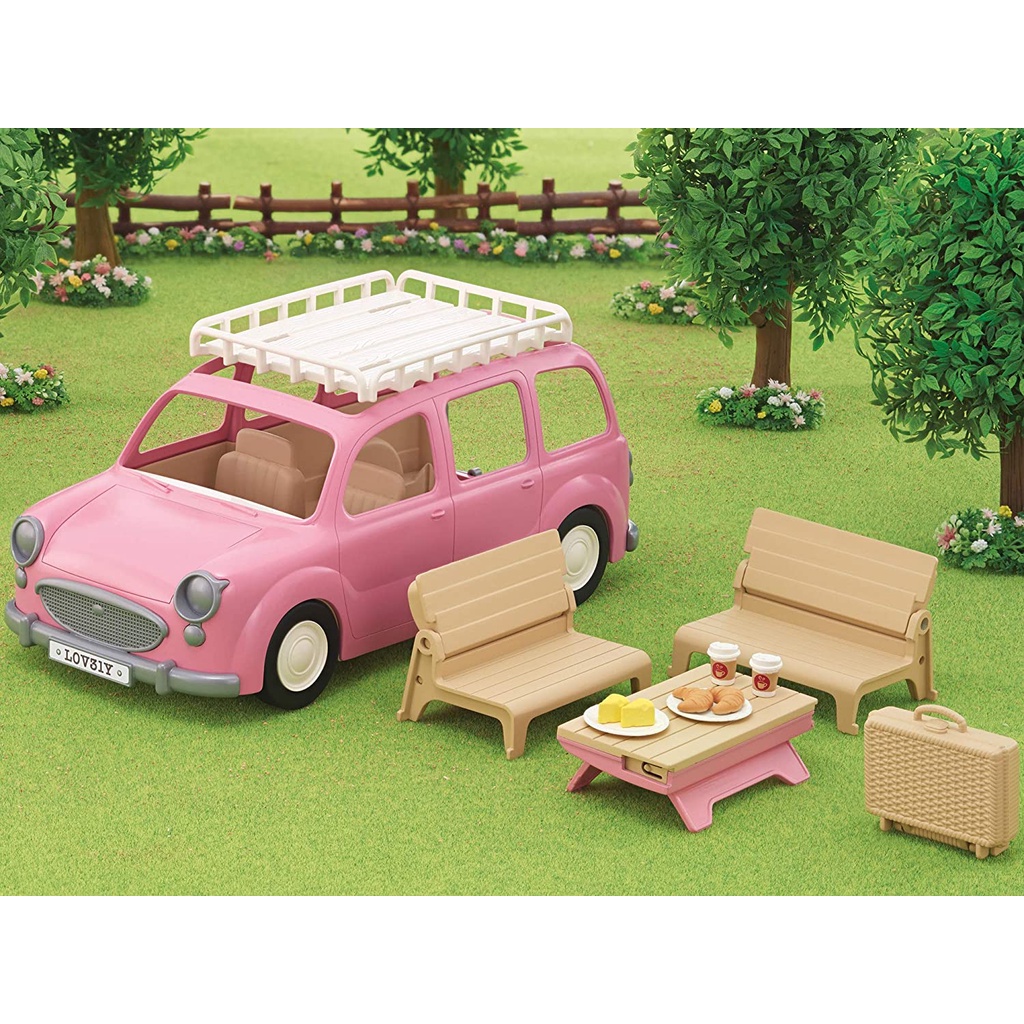 Đồ Chơi Sylvanian Families Xe Du Lịch Dã Ngoại Gia Đình Family Picnic Wagon