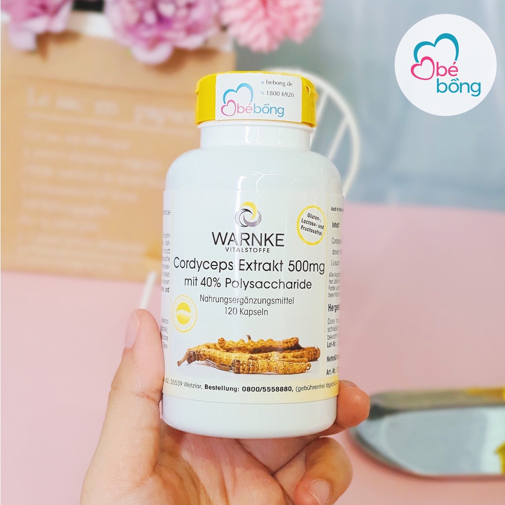 Viên uống đông trùng hạ thảo Warnke Đức 120 viên