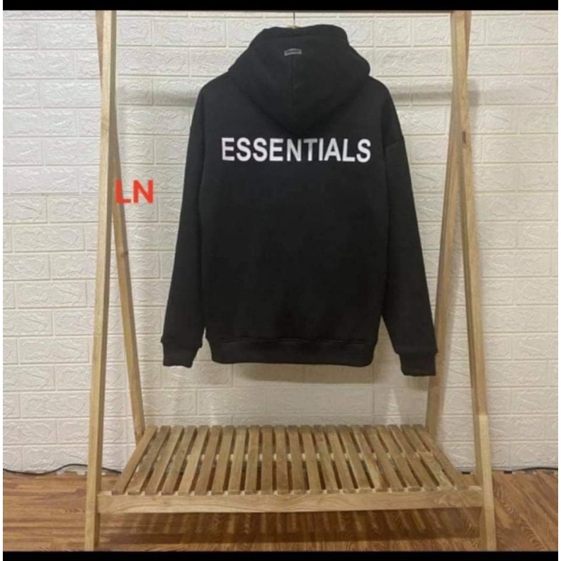 Áo hoodie ESS in lưng LN11