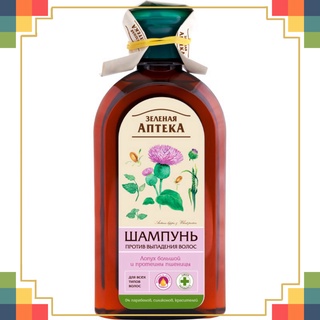 Dầu gội chống rụng tóc Zelenay Apteka cây ngưu bàng và protein lúa mì 350ml