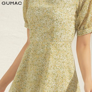 Đầm 2 tầng tay phồng DA1174 GUMAC