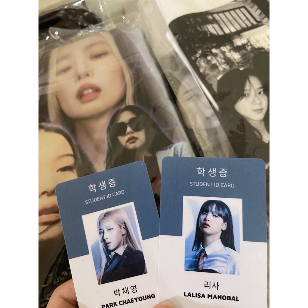 ID CARD STUDENT nhóm nhạc BLACKPINK