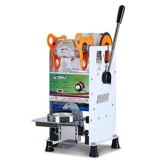 Máy ép miệng ly eton-d1 ép cốc chất lượng cao dán nắp trà sữa chuẩn xác tặng kèm 1 khuôn chuyển đổi ép cốc linh hoạt