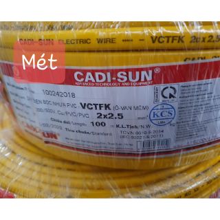 1 mét dây điện CADI-SUN 2×2.5