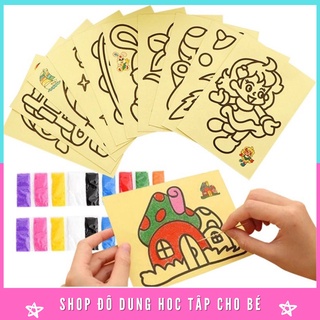 Bộ tranh cát giúp bé học tập trung bình nguồn hàng buôn sỉ