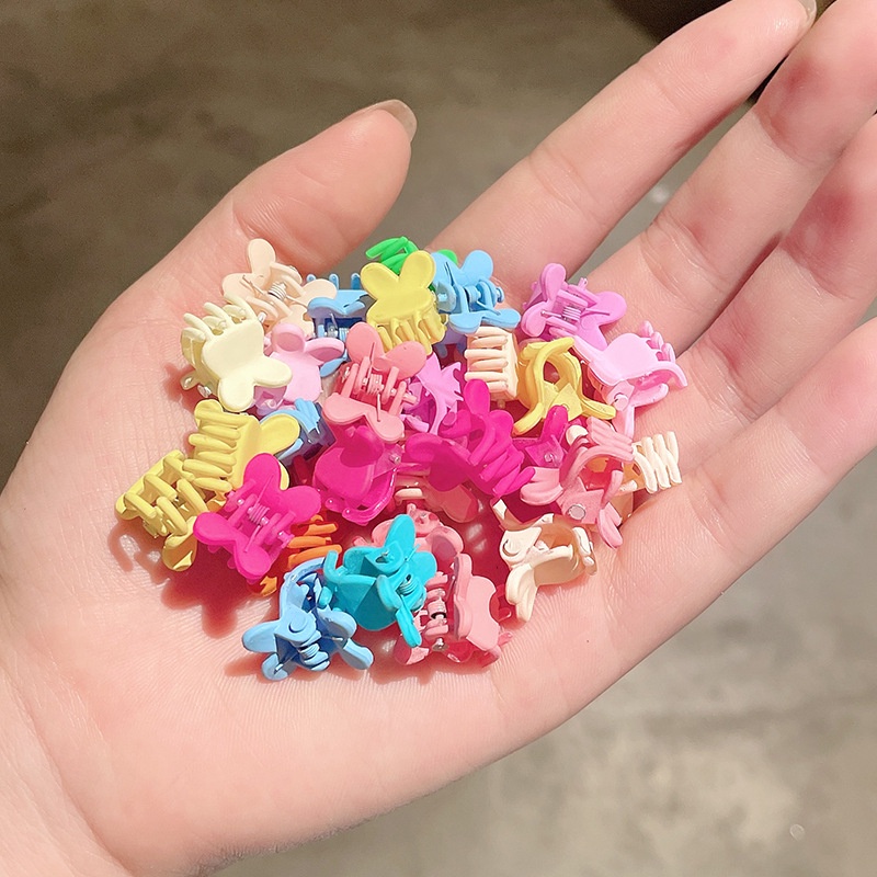 We Flower 1/ 10 Kẹp tóc mini nhiều hình dạng tùy chọn đáng yêu dành cho bé gái (có bán lẻ)