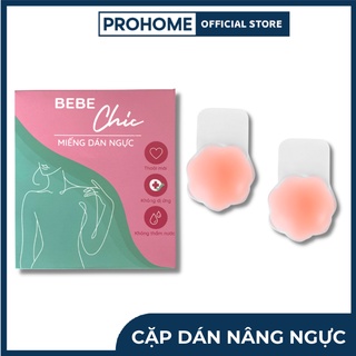 Cặp miếng dán ngực silicon - dán nâng ngực tái sử dụng bebe chic