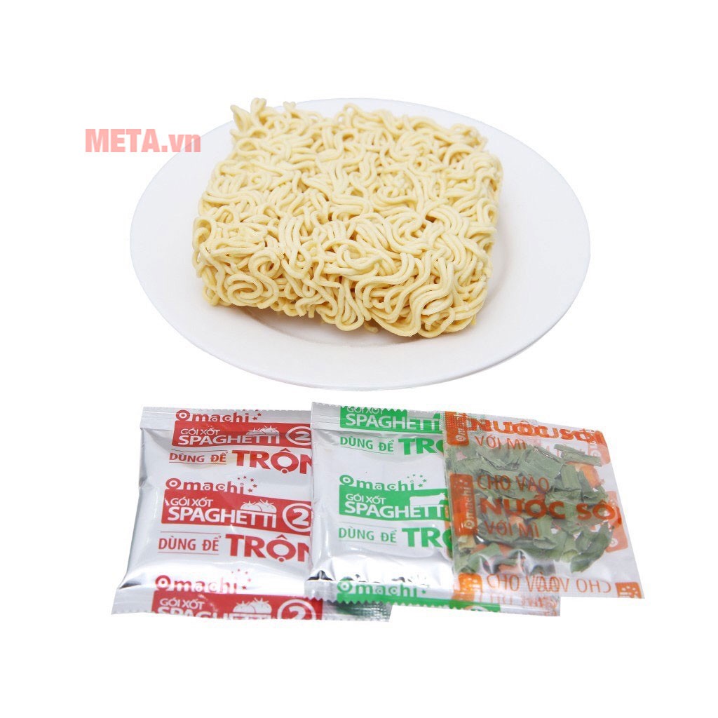 Mì Trộn Khoai Tây Omachi Xốt Spaghetti [Thùng 30 Gói]