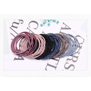Set 100 chun buộc tóc trộn màu LYMIA