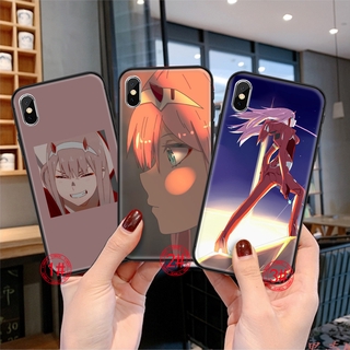 Ốp Điện Thoại Dẻo Họa Tiết Hoạt Hình DARLING in the FRANXX zero two Cho iPhone 5 5S SE 2020 6 6S 7 8 Plus X 40IH