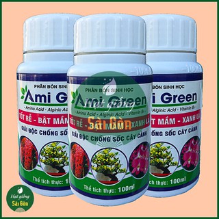 Phân bón lá sinh học bổ sung amino acid và vitamin b1 - ami green