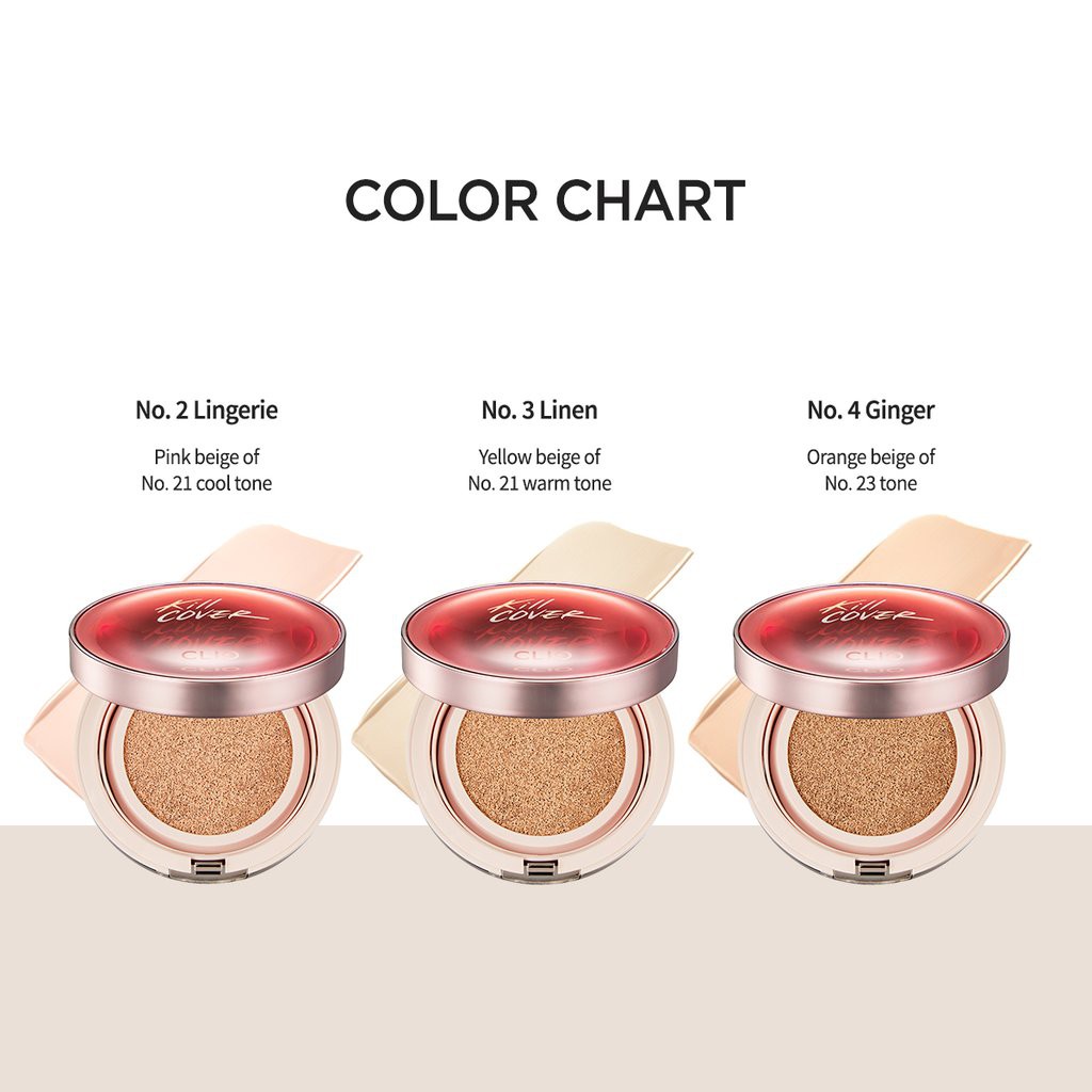 Phấn nước Clio Kill Cover Glow Cushion Special Set 20SS Limited (Kèm lõi refill)