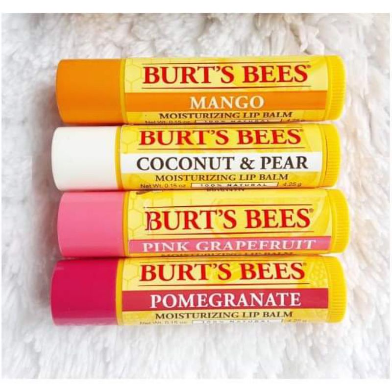 Son dưỡng môi Burt’s Bee Beeswax Lip Balm