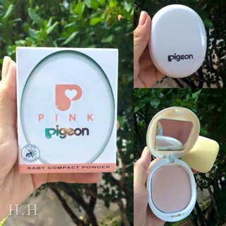 Phấn phủ Pigeon Baby Compact không chì