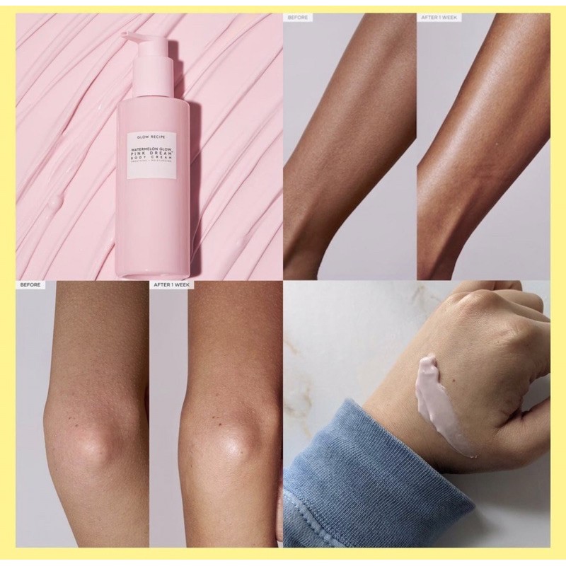 Kem dưỡng ẩm cơ thể Wrap your body in Pink Cream Glow Recipe minisize