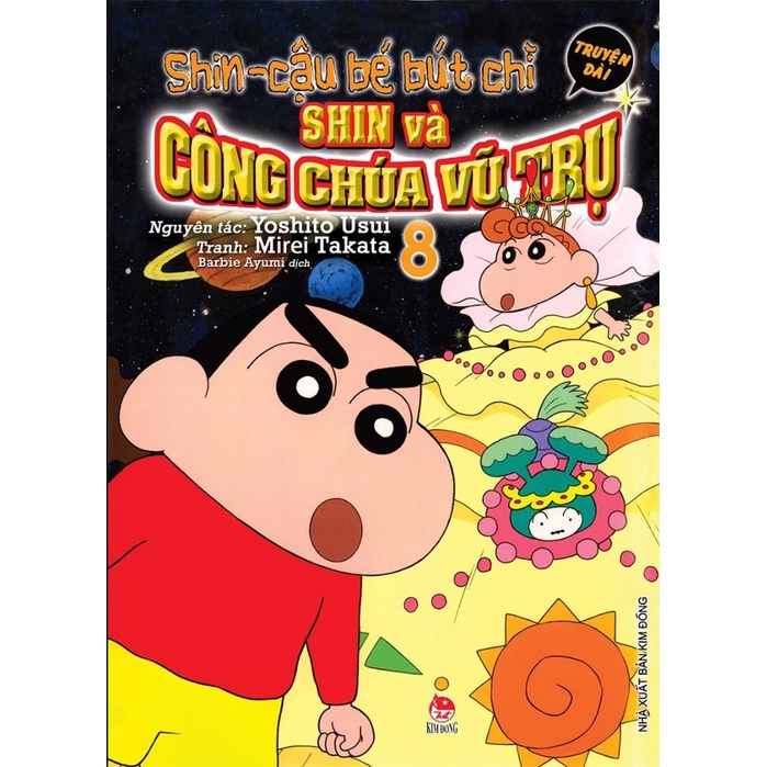 Sách - Shin - Cậu bé bút chì - Truyện dài - Tập 8