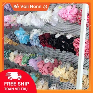 Srunchies Vải Nhiều Mẫu Xinh, Cột Tóc Srunchies Hoạ Tiết Xinh,