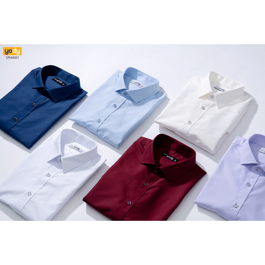 Áo Sơ Mi Nam YODY Cổ Đức Chống Nhăn Việt Nam SPM4001 | BigBuy360 - bigbuy360.vn