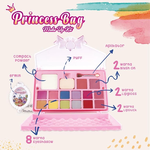 Túi Đựng Đồ Trang Điểm Kiểu Công Chúa Xinh Xắn | BigBuy360 - bigbuy360.vn