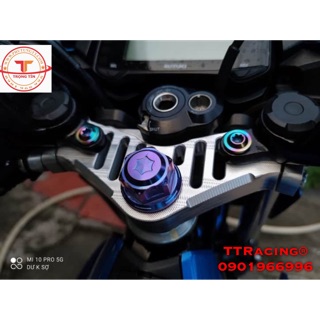 Chảng ba CNC 3D TTR Suzuki Satria Raider Fi