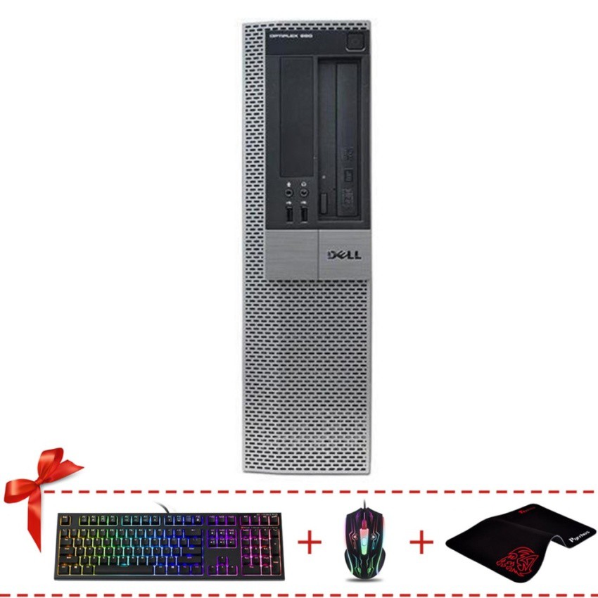 Thùng CPU DELL OPTIPLEX 980 DT (Core I3, Ram 8GB, HDD 500GB) + Quà Tặng - Hàng Nhập Khẩu