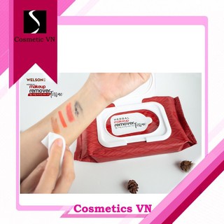 Khăn giấy tẩy trang Hàn Quốc Welson Herbal 50 miếng