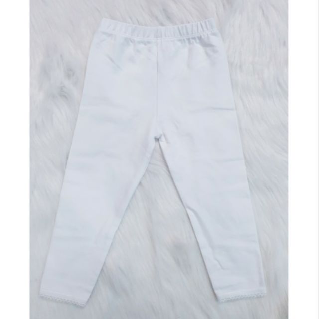 Quần Legging Trắng Trơn 8_40kg