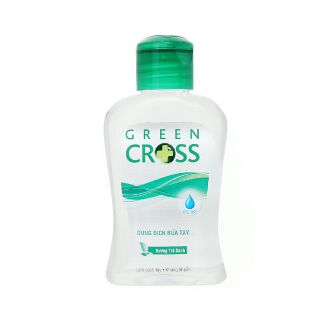Dung dịch rửa tay khô Green Cross hương trà xanh chai 100ml