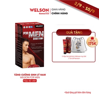 Tăng Cường Sinh Lý Nam Welson For Men hộp 60 viên