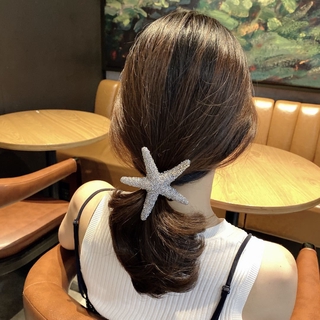 Dây Cột Tóc Hình Sao Biển Đính Đá Thời Trang