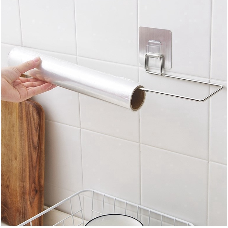 Giá Treo Khăn Giấy Tự Dính Tiện Dụng Cho Nhà Bếp