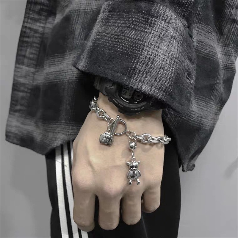 [Mã FAMAYFA giảm 10K đơn 50K] Vòng Tay Thép Titan Phong Cách Vintage Cho Nam Và Nữ | BigBuy360 - bigbuy360.vn