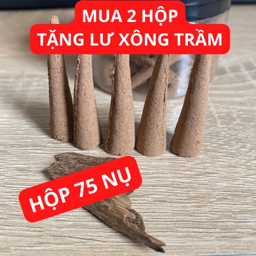 Nụ Trầm Hương Cao Cấp Mộc Thạch, Hoàn Toàn Tự Nhiên, Mua 2 Hộp Tặng 1 Lư Xông Trầm