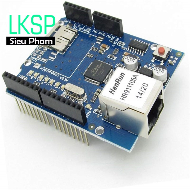 Kit Mở Rộng Arduino Ethernet Shield W5100