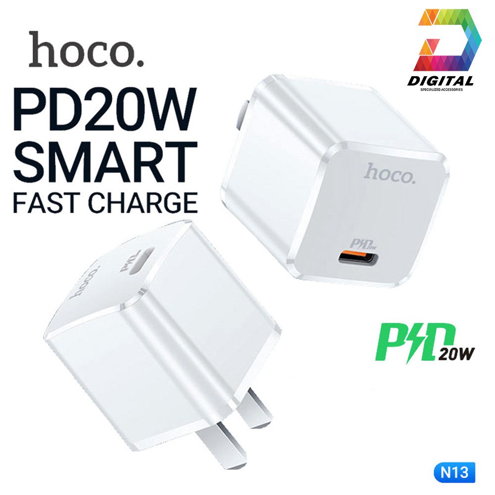 Củ Sạc Nhanh Hoco N13 PD 20W Chính Hãng