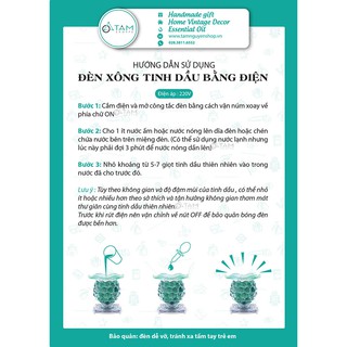 [LOẠI 1 - TẶNG BÓNG ĐÈN] Đèn xông tinh dầu gốm T0009