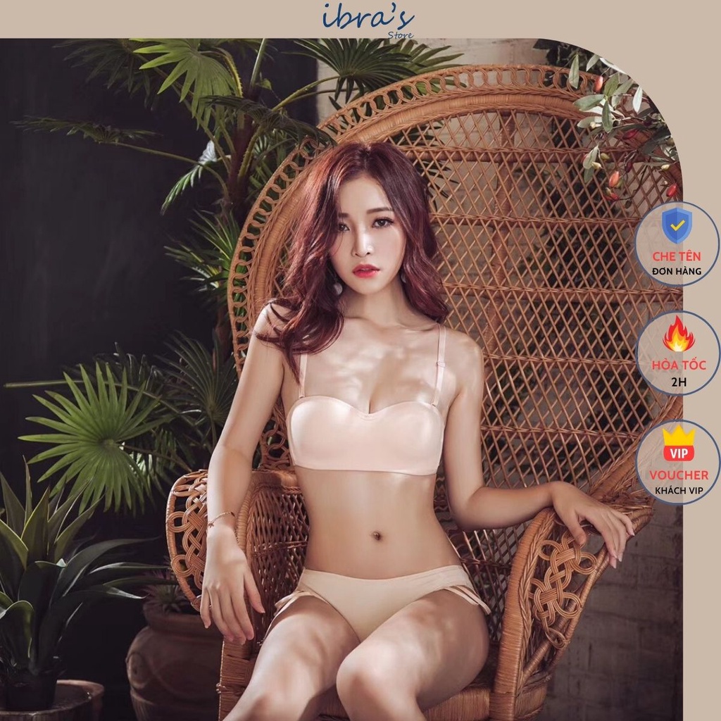 Áo Quây Ngực Không Dây iBRA'S STORE Áo Lót Không Gọng sexy Nữ Chống Tụt Bra Không Dây Chống Chảy Xệ tiện lợi A29
