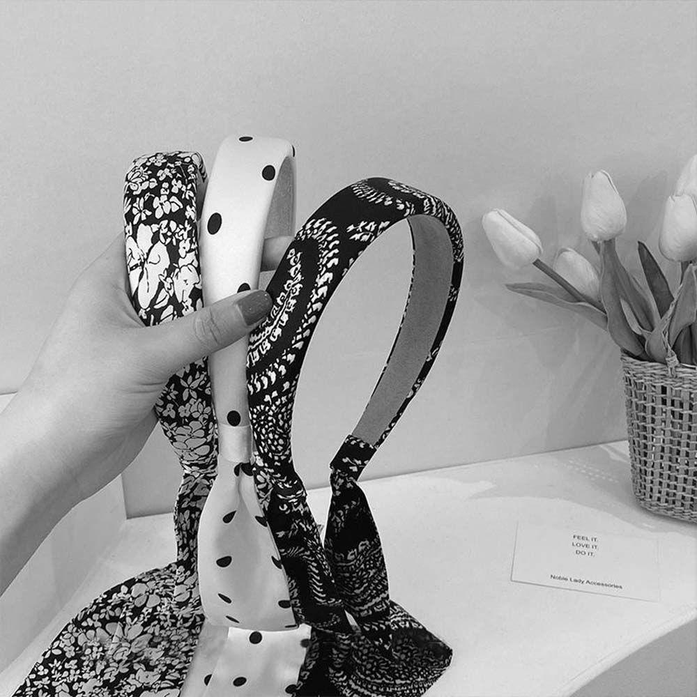 Danilo Băng Đô Cài Tóc Bằng Lụa Thắt Nơ Đơn Giản Dành Cho Nữ