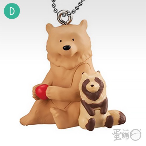 Đồ chơi Gacha Bandai móc khoá mô hình gấu và chồn tanuki đáng yêu 5cm cập nhật thường xuyên