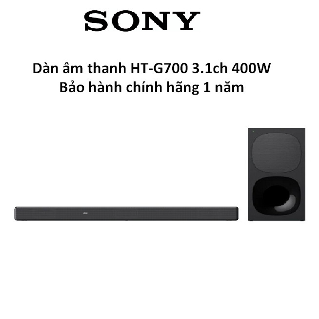 [Hàng chính hãng] Dàn âm thanh 3.1 Sony HT-G700