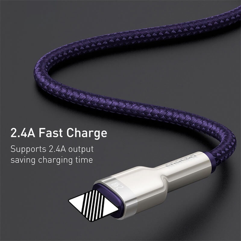 DÂY SẠC IP BASEUS 2.4A (1M – 2M)