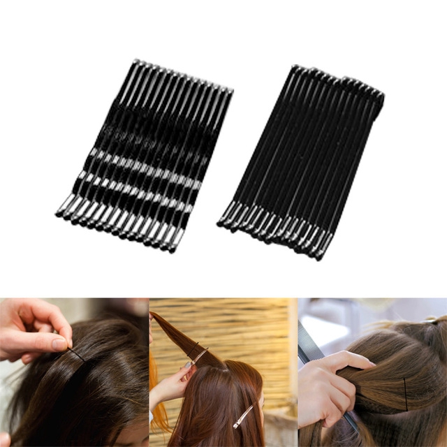 Set 60 Kẹp Tăm Màu Đen Cho Nữ