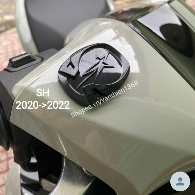 Nắp Che Lỗ Kính Chiếu Hậu SH Việt 2020->2023 SH 160 Đen Xi Crom
