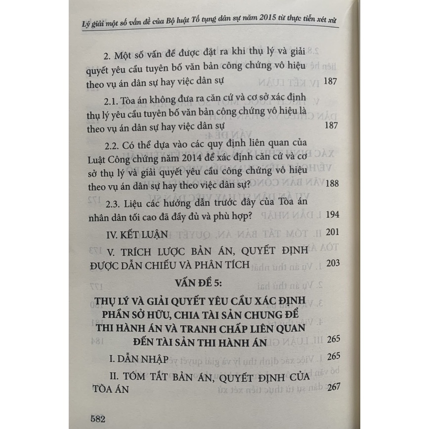 Sách - Lý giải một số vấn của Bộ luật Tố tụng dân sự năm 2015 từ thực tiễn xét xử