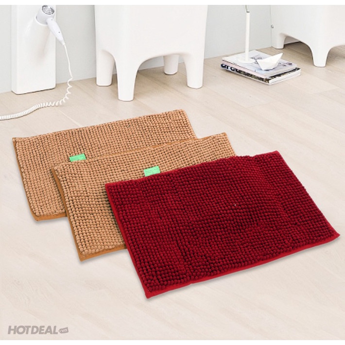Thảm lau chân thấm nước sợi san hô - Thảm san hô siêu thấm 30x45cm Chống Trơn Trượt