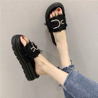 Dép đế bánh mì cao 5cm ANDUSTORE [Video+ảnh thật shop chụp]
