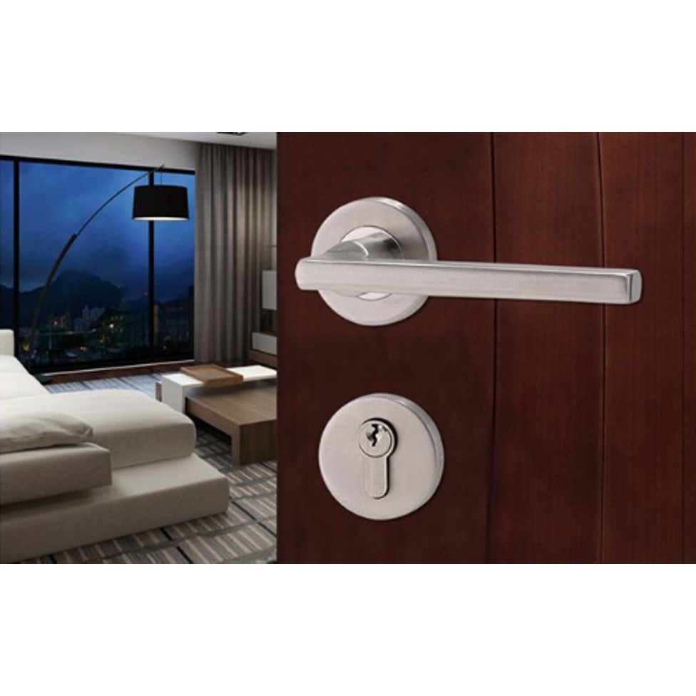 Khóa cửa tay gạt Inox cao cấp Canadi MS1