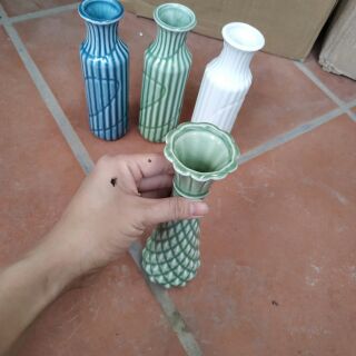 Ly 1 Bông Gốm Sứ Bát Tràng