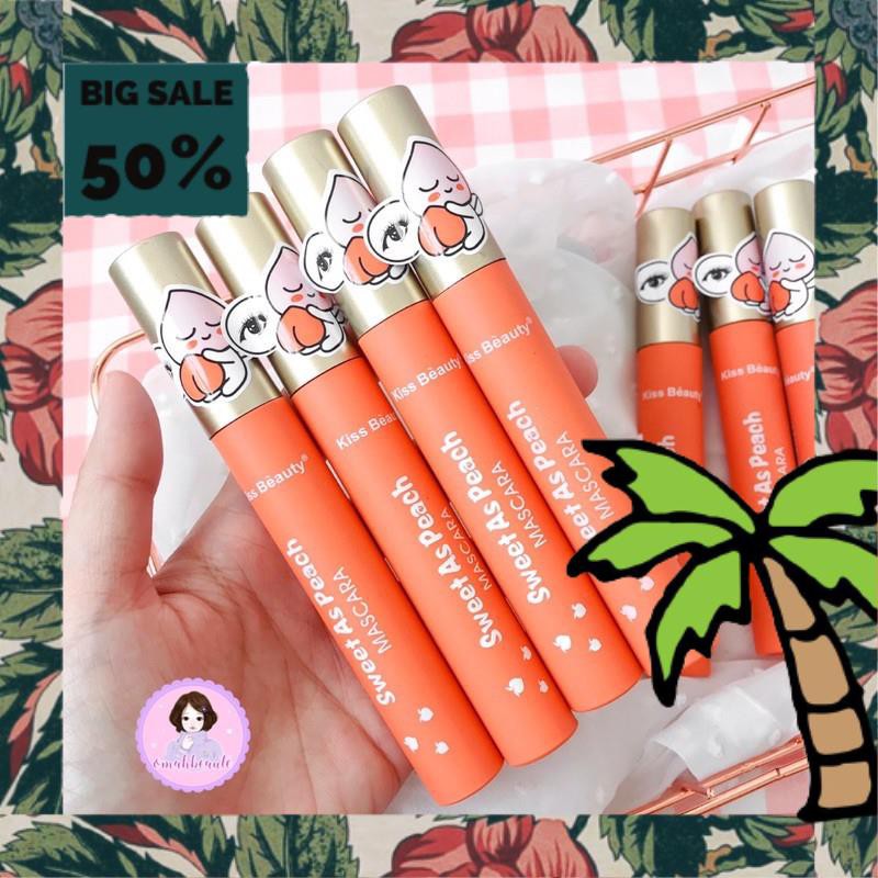 Mascara Chuốt Mi TRÁI ĐÀO CAM 864 Kissbeauty nội địa sỉ rẻ lâu trôi dài cong dày mi eye makeup | BigBuy360 - bigbuy360.vn